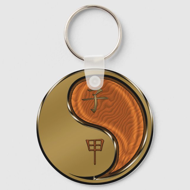 Wood Rat Keychain (Front)