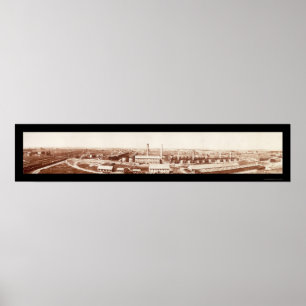 Wood River Refinery Photo 1908 Poster