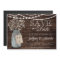Wood Rustic Country Barn Wedding Save Date