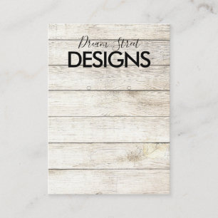 Wood Rustic Earring Display Card