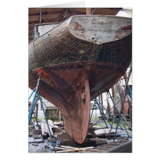 wood sailboat (Front)