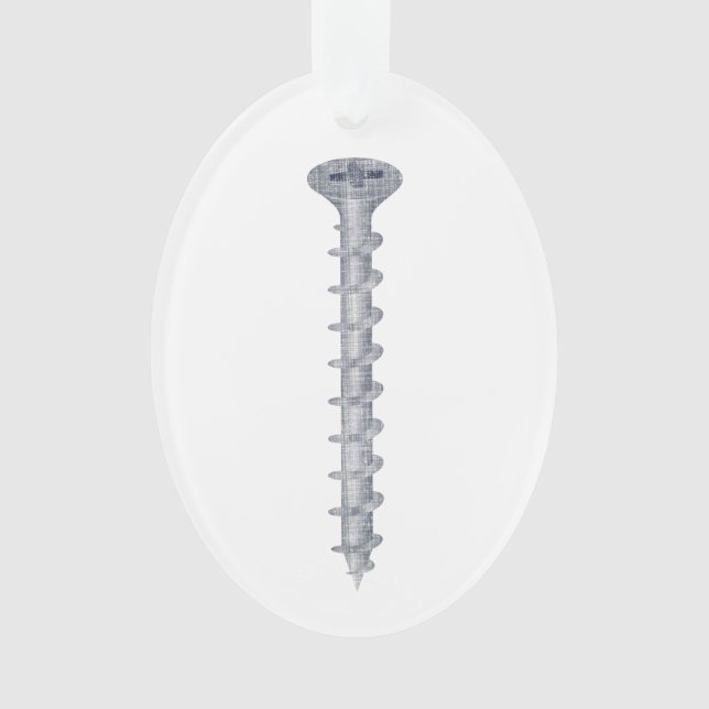 Wood Screw Ornament (Front)