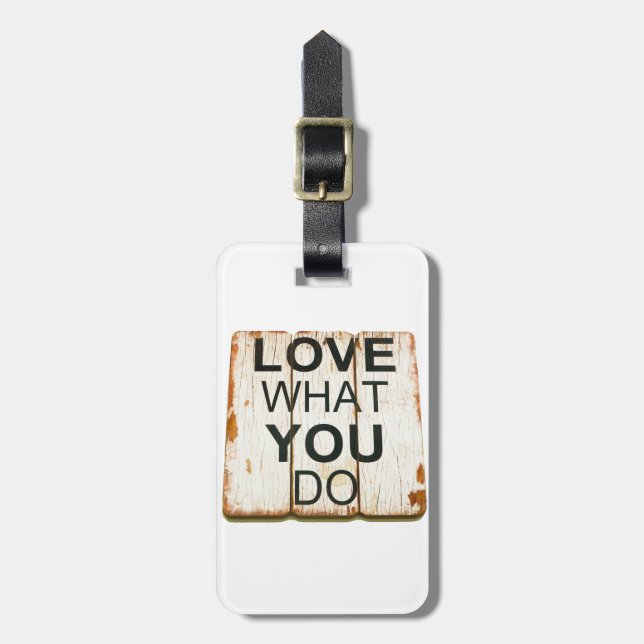 Wood Sign image for Luggage Tag (Front Vertical)