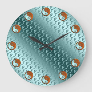 Wood Snake Large Clock