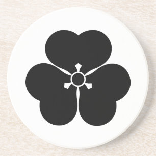 Wood sorrel coaster