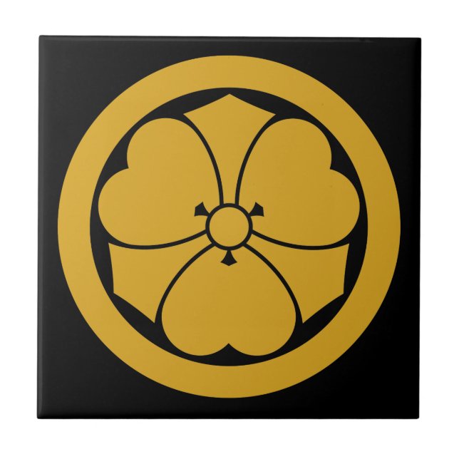 Wood sorrel with swords in circle 1 tile (Front)