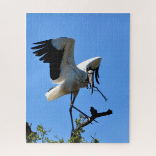 Wood Stork in the wild Jigsaw Puzzle