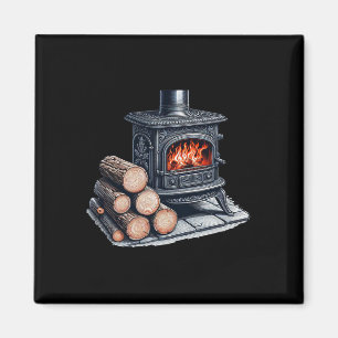 Wood Stove Magnet