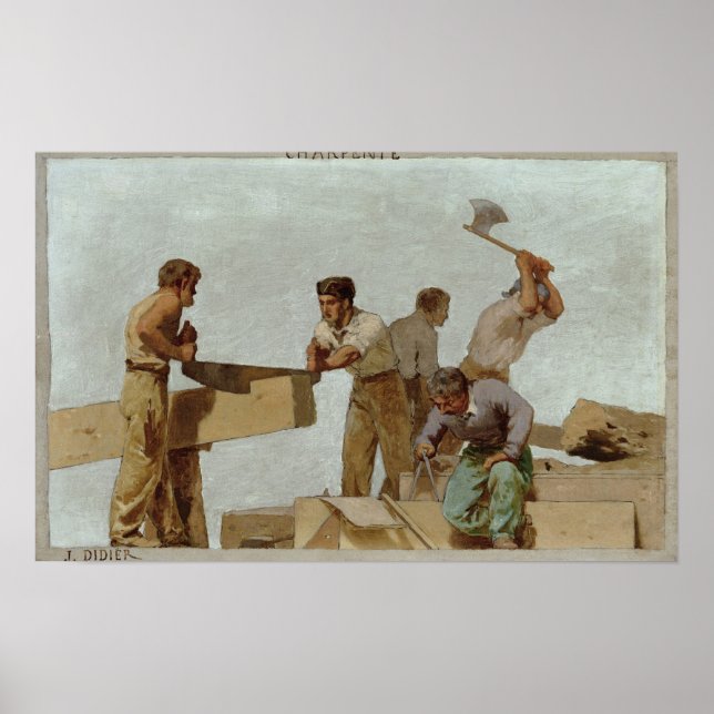 Wood Structure Poster (Front)