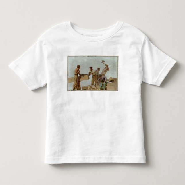 Wood Structure Toddler T-shirt (Front)