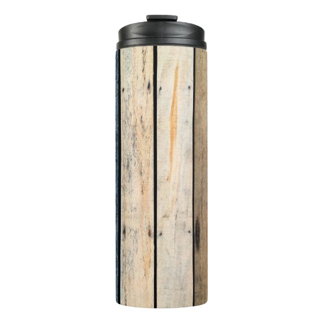 Wood texture backgroundfloor,texture,wooden,backgr thermal tumbler (Front)
