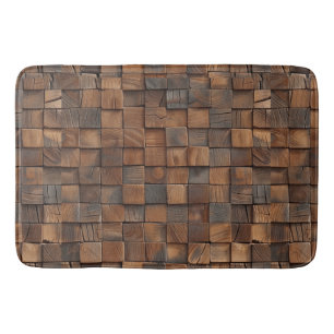 Wood Texture Bath Mat