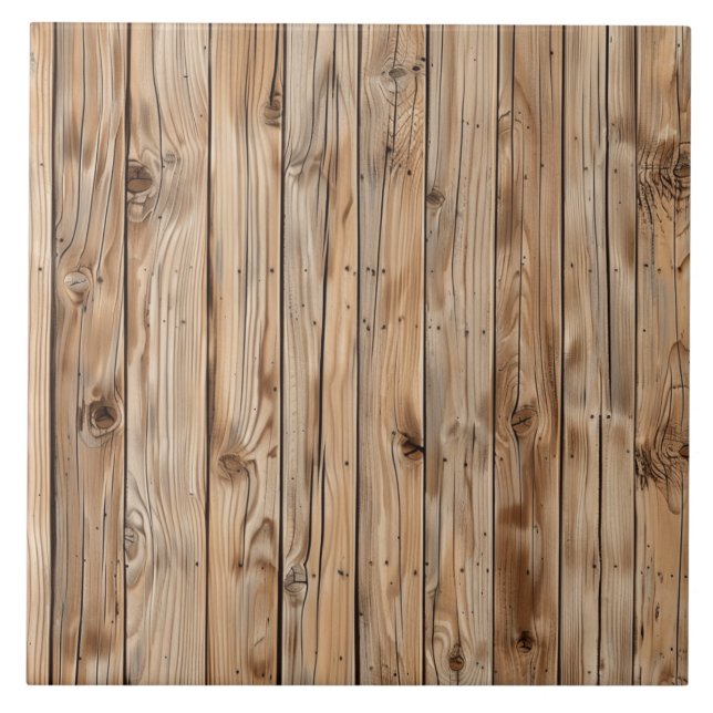 Wood Texture Ceramic Tile (Front)