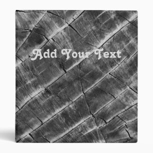 Wood Texture Cool Unique -Customizable Binder