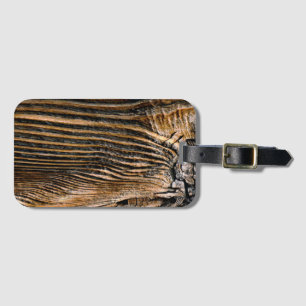 Wood Texture Cool Unique  Luggage Tag