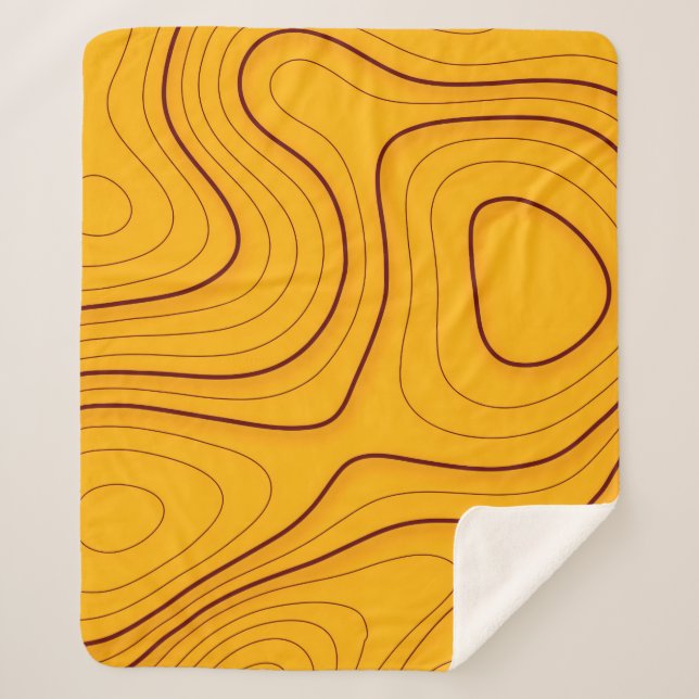 Wood texture, linear abstraction backgroundabstrac sherpa blanket (Front)