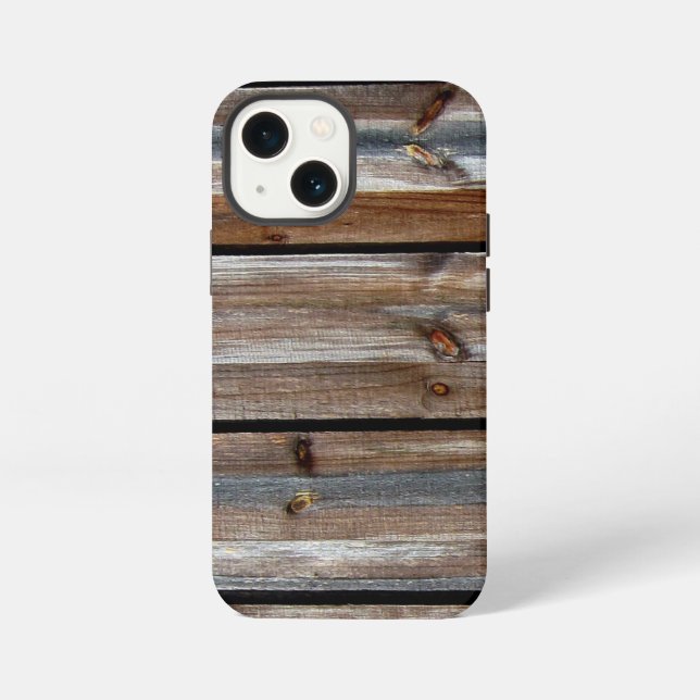 Wood Texture Photo Cool Unique iPhone Case (Back)