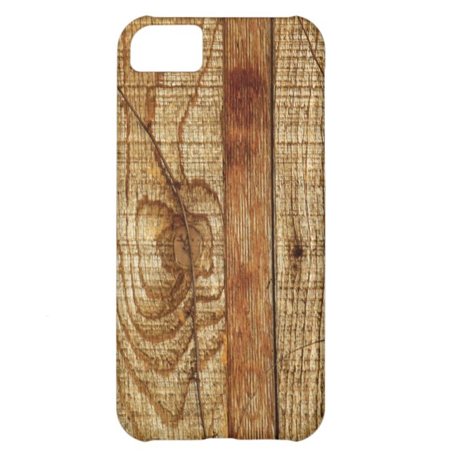Wood Texture Photography iPhone Case (Back)