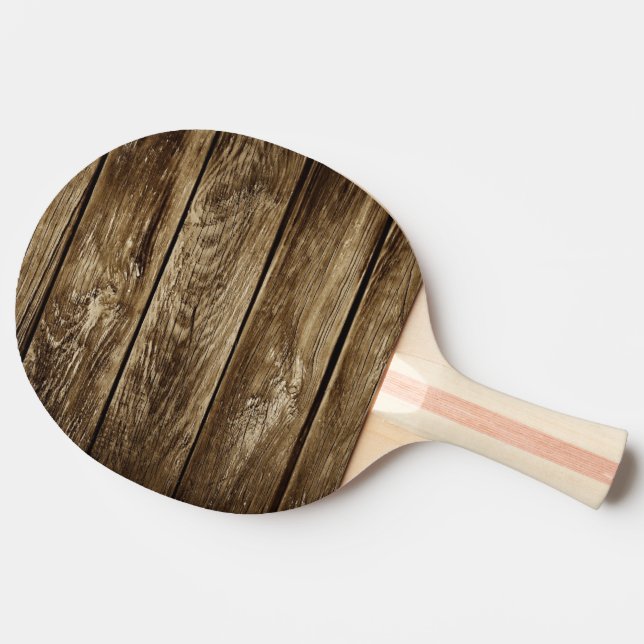 wood texture ping pong paddle (Side)