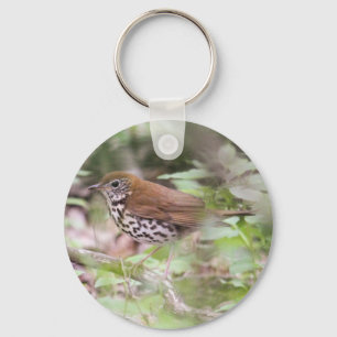 Wood Thrush Keychain