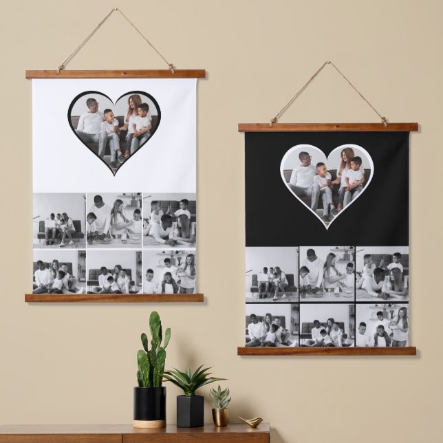 Wood Topped Wall Tapestry (Asymmetrical)