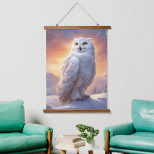 Wood Topped Wall Tapestry