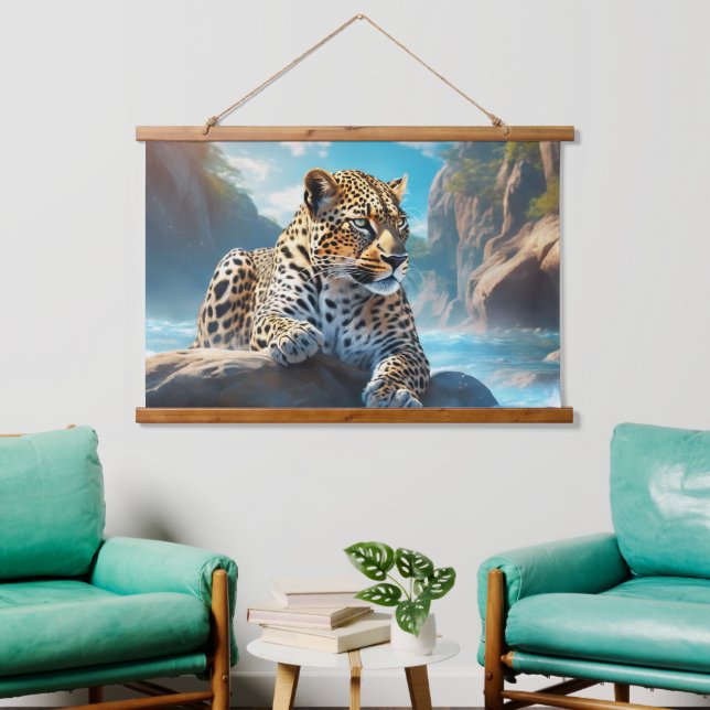 Wood Topped Wall Tapestry (Living Room)