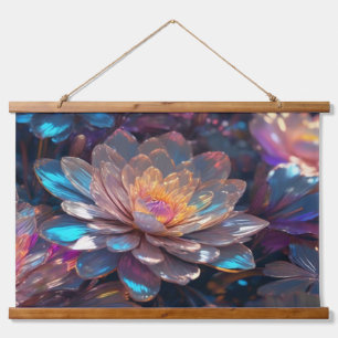 Wood Topped Wall Tapestry
