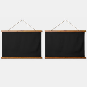 Wood Topped Wall Tapestry