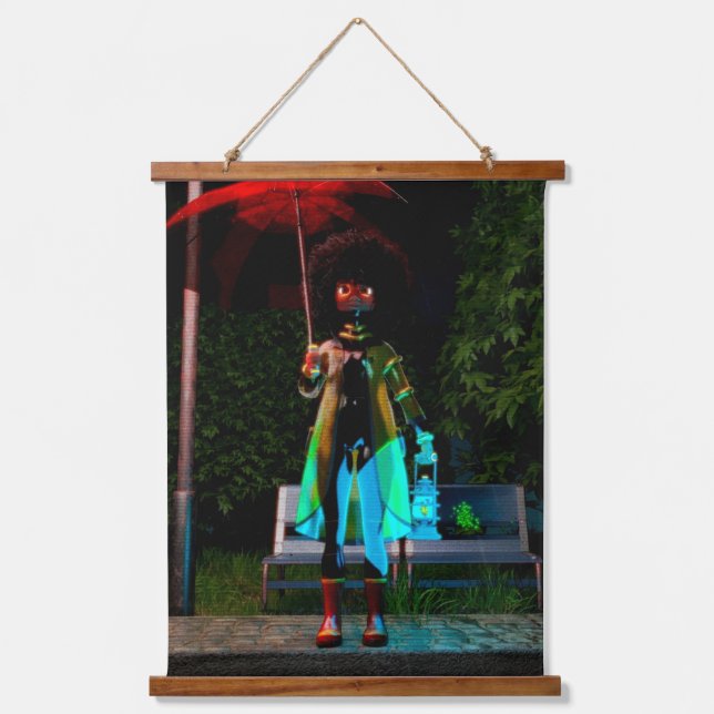 Wood Topped Wall Tapestry (Front)