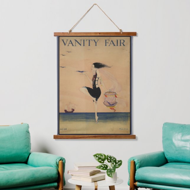 Wood Topped Wall Tapestry (Living Room)