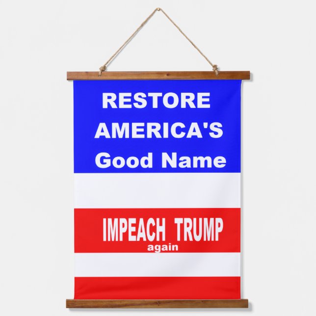 Wood Topped Wall Tapestry (Front)