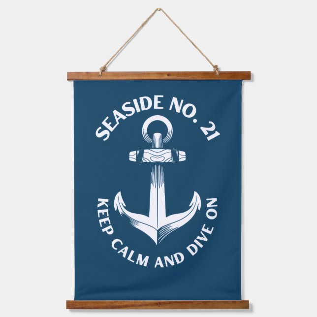 wood topped wall tapestry (Front)