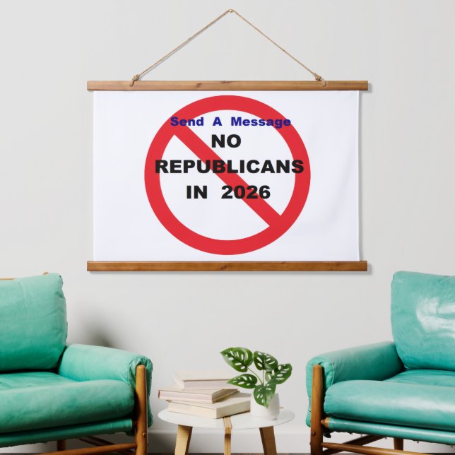 Wood Topped Wall Tapestry (Living Room)