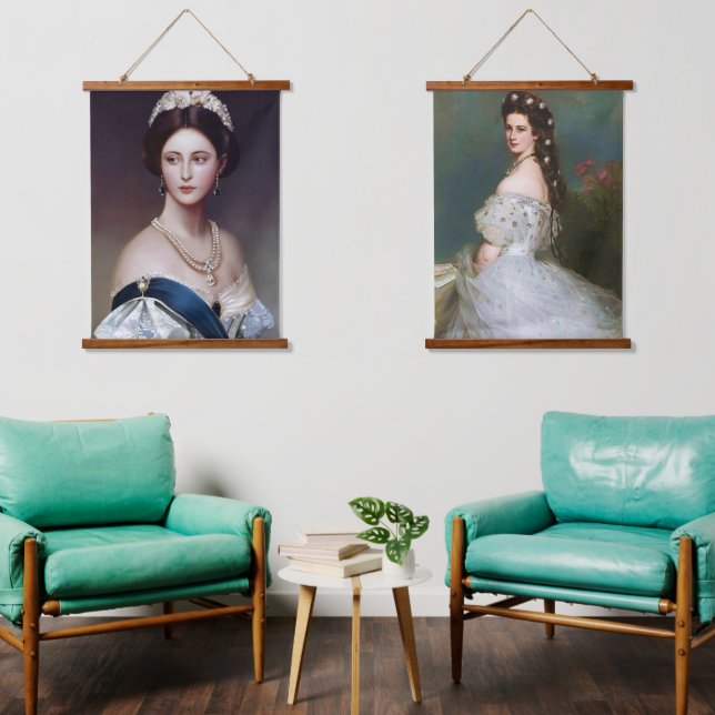 Wood Topped Wall Tapestry (Living Room)