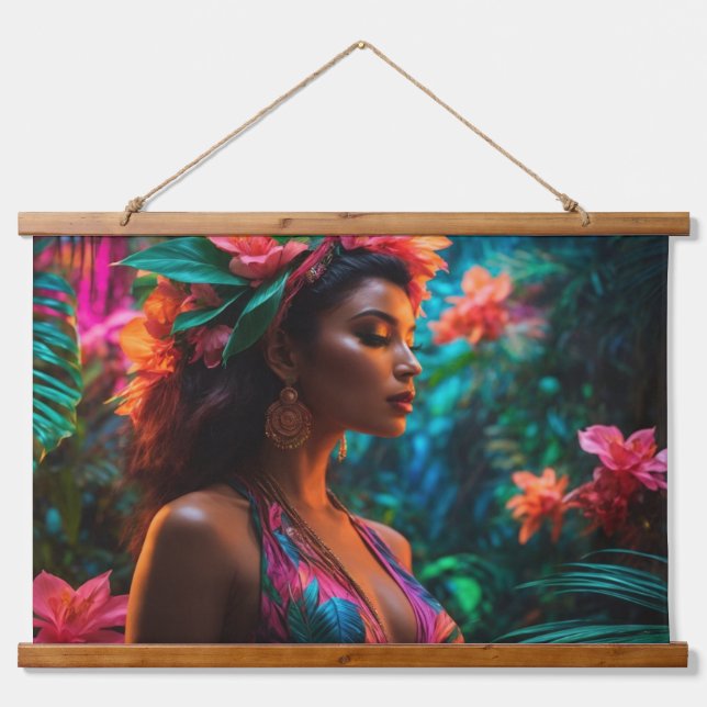 Wood Topped Wall Tapestry (Front)