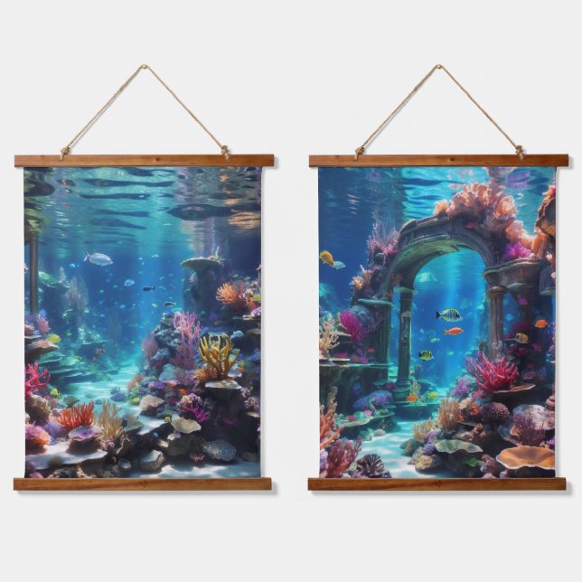 Wood Topped Wall Tapestry (Double)