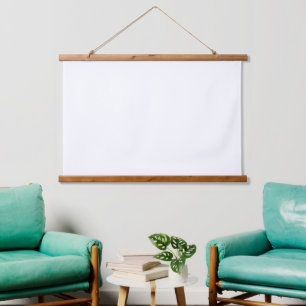 Wood Topped Wall Tapestry