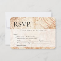 Wood tree bark Rustic Wedding meal choices