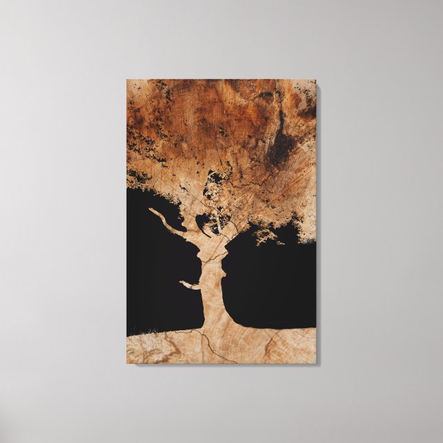 Wood tree canvas print (Front)