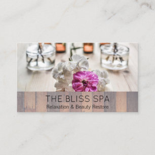 Wood Trim   Salon Spa Business Card