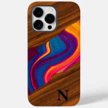 Wood Vibrant Colour River