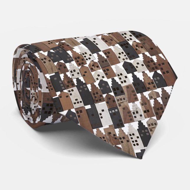 Wood village tie (Rolled)