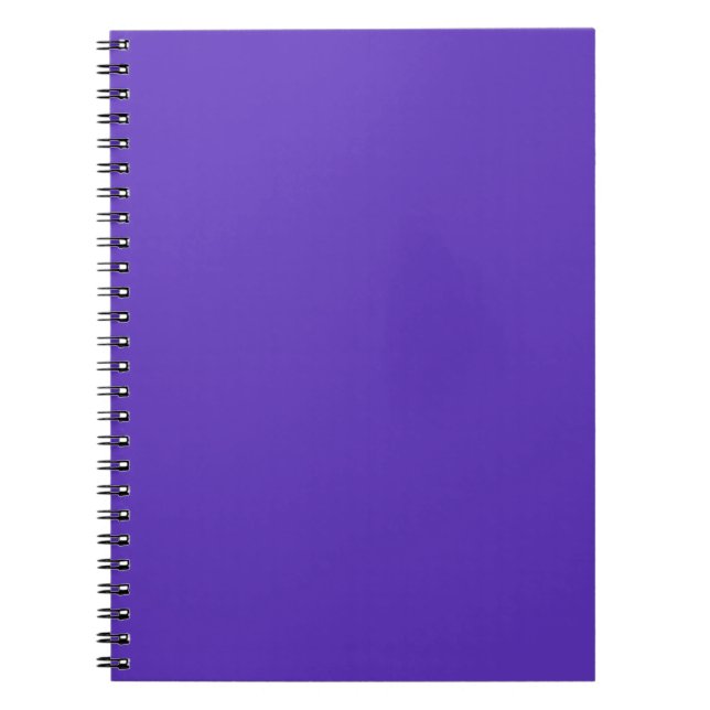 Wood Violet Purple 2015 Trend Colour Template Notebook (Front)