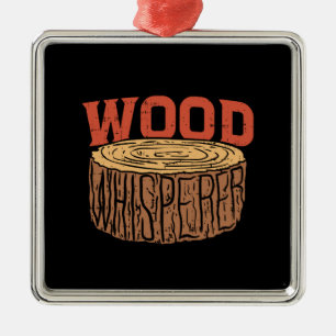 Wood Whisperer Metal Ornament