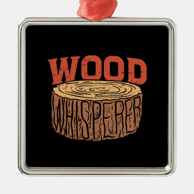 Wood Whisperer Metal Ornament (Front)