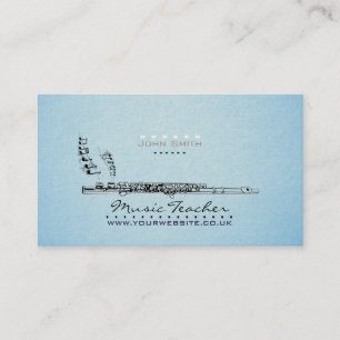 Wood-wind Musician/Music Teacher Business Card v2