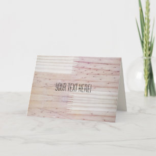 Wood Wooden Texture Your Text Greeting Card