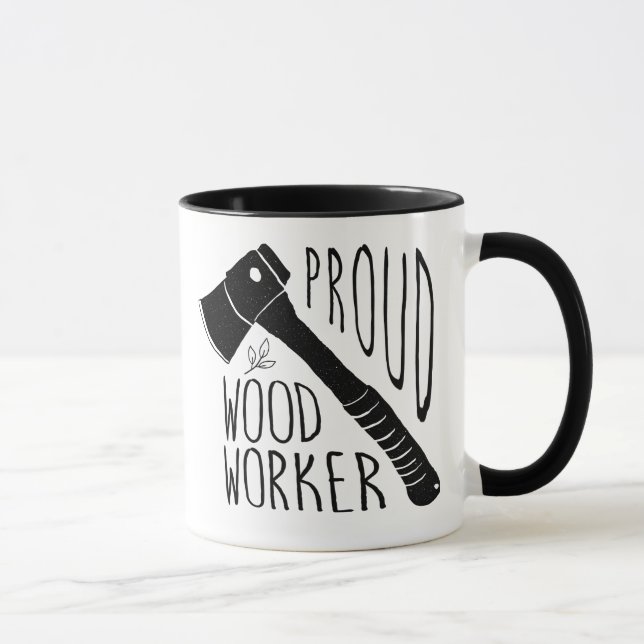 Wood Worker Coffee Mug (Right)