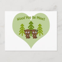 Wood You Be Mine Beaver Love